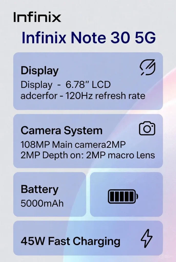 Infinix Note 30 5G