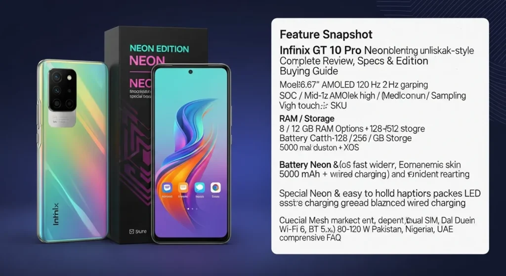 Infinix GT 10 Pro Neon Edition