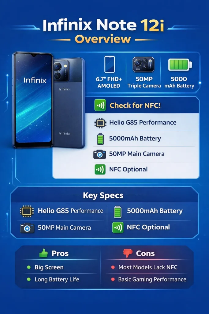 Infinix Note 12i NFC