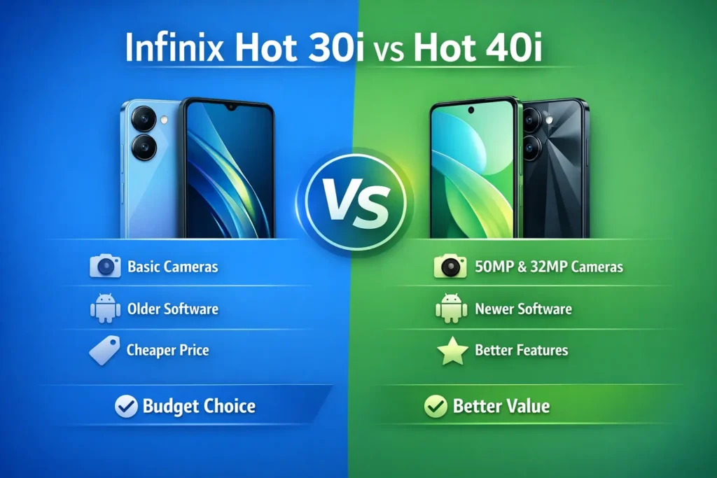 Infinix Hot 30i vs Hot 40i