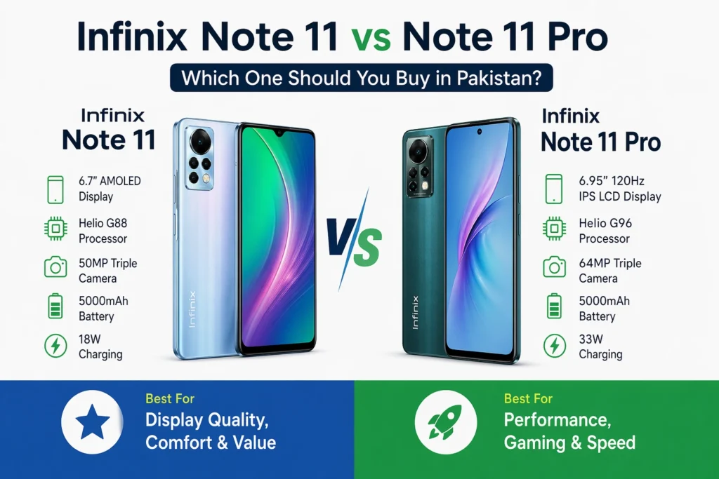 Infinix Note 11 vs Note 11 Pro
