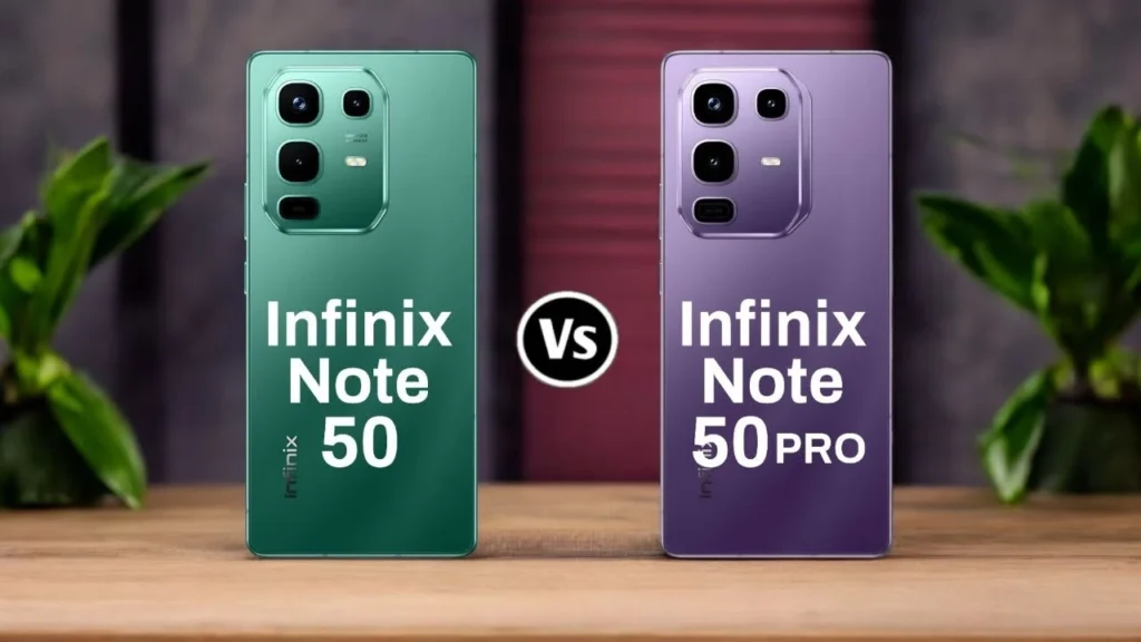 Infinix Note 50 vs Note 50 Pro