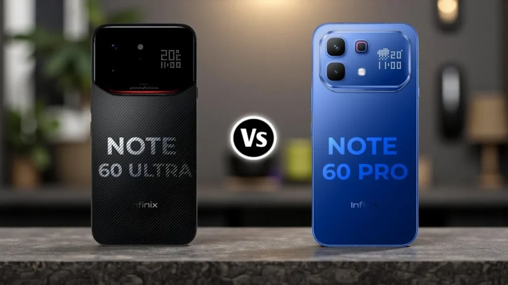 Infinix Note 60 Pro vs Note 60 Ultra