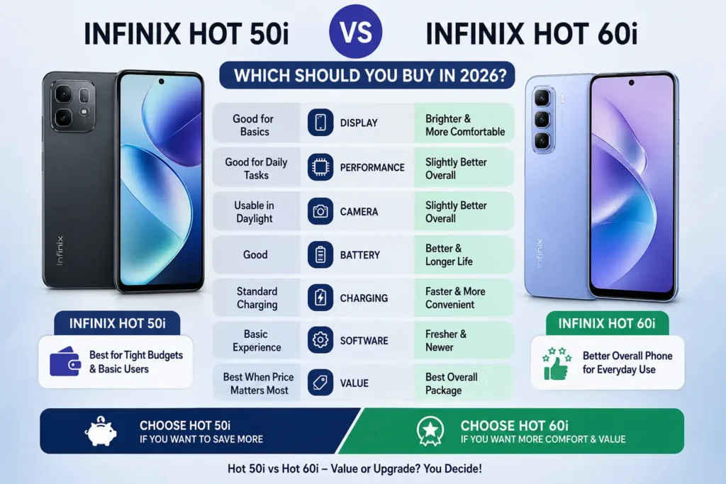 Infinix Hot 50i vs Hot 60i